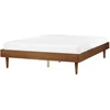 Beliani LED lova TOUCY 160 x 200 cm, ruda