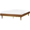 Beliani LED lova TOUCY 160 x 200 cm, ruda