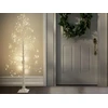 Beliani LED sodo dekoracija ALBIONI medelis 180 cm baltas