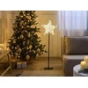 Beliani LED sodo dekoracija SANNAN žvaigždė 110 cm juoda