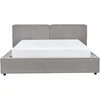 Beliani LINARDS lova 160 x 200 cm, pilka