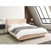 Beliani Lova Boucle ALBI 140 x 200 cm smėlio spalvos