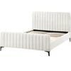 Beliani Lova Boucle LUNAN 140 x 200 cm, balta