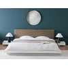Beliani Lova Boucle ZEN 160 x 200 cm balta
