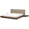 Beliani Lova Boucle ZEN 180 x 200 cm ruda uosio spalva