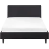 Beliani Lova FITOU 120 x 200 cm Juoda
