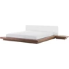 Beliani Lova ZEN 180 x 200 cm ruda uosio spalvos