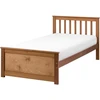 Lova Beliani Lovos rėmas OLENDON 90 x 200 cm, rudas