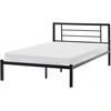 Beliani Metalinė lova CUSSET, 120 × 200 cm, juoda