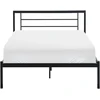 Beliani Metalinė lova CUSSET, 120 × 200 cm, juoda