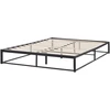 Beliani Metalinė lova VIRY 160 x 200 cm Juoda