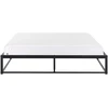 Beliani Metalinė lova VIRY 160 x 200 cm Juoda
