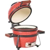 Beliani Mini Kamado anglies grilis Keramika Raudonas