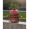 Beliani Mini Kamado anglies grilis Keramika Raudonas