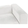 Beliani Modulinė 3 vietų sofa FALSTERBO balta, velvetas