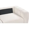 Beliani Modulinė dvivietė sofa KIVVIK Boucle, balkšva