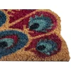 Beliani „NULATO“ durų kilimėlis, spalvingas, 45 × 75 cm, povas, kokoso pluoštas