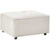 Sofa Beliani Otomana AXEBO Boucle nebalintos baltos spalvos
