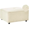 Sofa Beliani Otomana AXEBO Boucle nebalintos baltos spalvos
