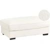Beliani Otomana RENDERS Boucle, spalva: balta/juoda