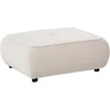 Sofa Beliani Otomana SALLA Boucle, kreminė balta