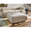 Sofa Beliani Otomana SALLA Boucle, kreminė balta