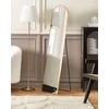 Beliani Pastatomas veidrodis BAGNOLET 150 cm metalinis auksinis