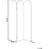 Beliani Pertvara SLIMMY 120 x 160 cm tamsiai pilka