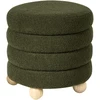 Beliani Pufas CHILLY Boucle žalias