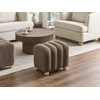Beliani Pufas IDYLLWILD Boucle rudas