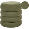 Beliani Pufas SUMPTER Boucle žalias