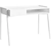 Beliani Rašomasis stalas KOFOTEN baltas 107 cm 48 cm