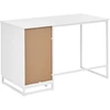 Beliani Rašomasis stalas LEXTON baltas 120 cm 60 cm