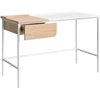 Beliani Rašomasis stalas OCATE baltas 120 cm 60 cm