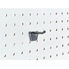 Beliani Rašomasis stalas su perforuota lenta BUXTON, baltas, 84 cm x 48 cm