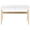 Beliani Rašomasis stalas THESLAY šviesiai rudos / baltos spalvos 120 cm 60 cm