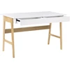 Beliani Rašomasis stalas THESLAY šviesiai rudos / baltos spalvos 120 cm 60 cm