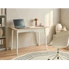 Beliani Rašomasis stalas VITRION šviesiai rudas/baltas 120 cm 60 cm