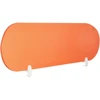 Beliani Rašomojo stalo pertvara SPARKY 160 x 40 cm, oranžinė