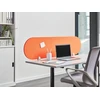 Beliani Rašomojo stalo pertvara SPARKY 160 x 40 cm, oranžinė