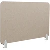 Beliani Rašomojo stalo pertvara SPLIT 120 x 50 cm, smėlio spalvos