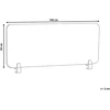 Beliani Rašomojo stalo pertvara SPLIT 160 x 50 cm, smėlio spalvos