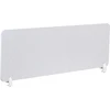 Beliani Rašomojo stalo pertvara SPLIT 160 x 50 cm, balkšva