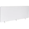 Beliani Rašomojo stalo pertvara SPLIT 180 x 50 cm, balkšva