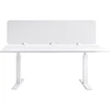 Beliani Rašomojo stalo pertvara SPLIT 180 x 50 cm, balkšva