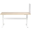 Beliani Rašomojo stalo pertvara SPLIT 72 x 50 cm, balta