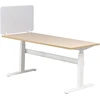 Beliani Rašomojo stalo pertvara SPLIT 80 x 50 cm, balta