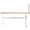 Beliani Rašomojo stalo pertvara SPLIT 80 x 50 cm, balta