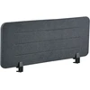 Beliani Rašomojo stalo pertvara ZIGGY 120 x 40 cm tamsiai pilka