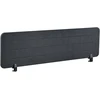 Beliani Rašomojo stalo pertvara ZIGGY 160 x 40 cm tamsiai pilka